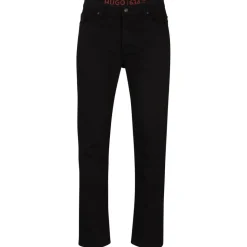 Jeans*Hugo 634 Tapered-Fit Jeans in Black