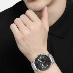Jewellery-Watches*Hugo Impress For Him Bracelet Watch Mens in Silver