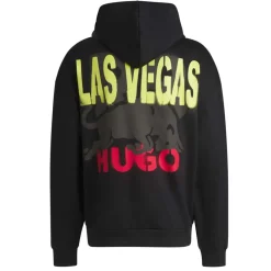 Sweatshirts*Hugo Las Vegas Special Artwork Hoodie in Black