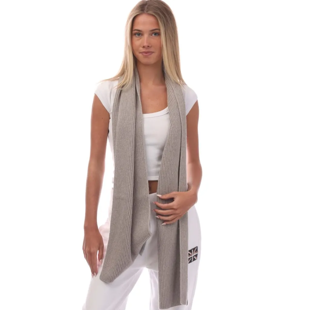 Gloves-Scarves-Umbrellas*Hugo Laura Scarf in Grey