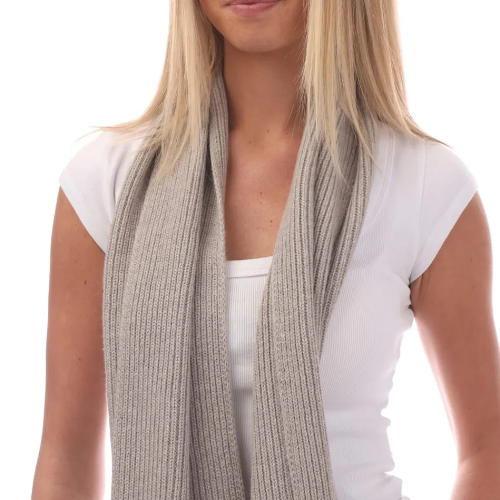 Gloves-Scarves-Umbrellas*Hugo Laura Scarf in Grey