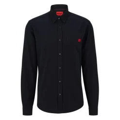 Shirts*Hugo Long Sleeve Shirt in Black
