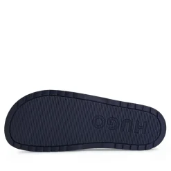 Beach Shoes*Hugo Match Sliders in Dark Blue