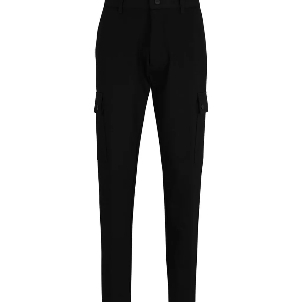Trousers*Hugo Mens Glian234j 10238761 01 Slim Fit Trousers in Black