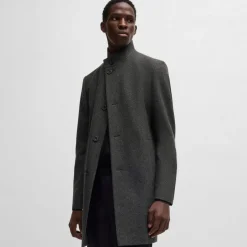 Coats And Jackets*Hugo Mintrax2441 Regular-Fit Formal Coat in Grey
