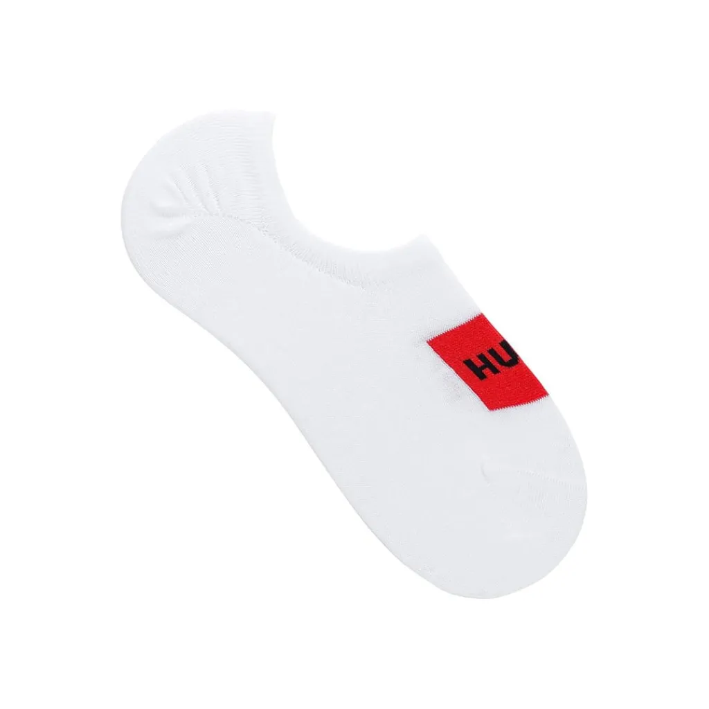 Underwear And Socks*Hugo Pack Label Low Cut Socks in White