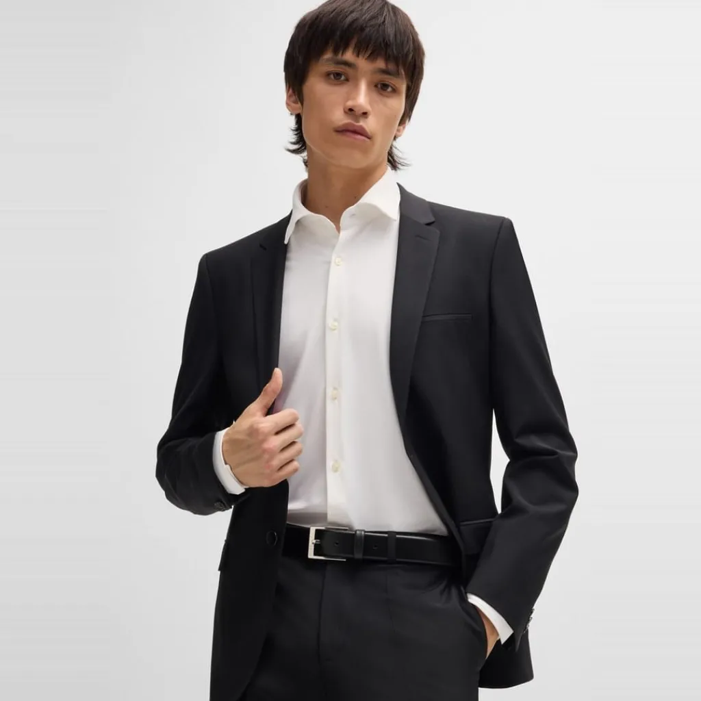 Shirts*Hugo Regular Fit Long Sleeve Shirt in White