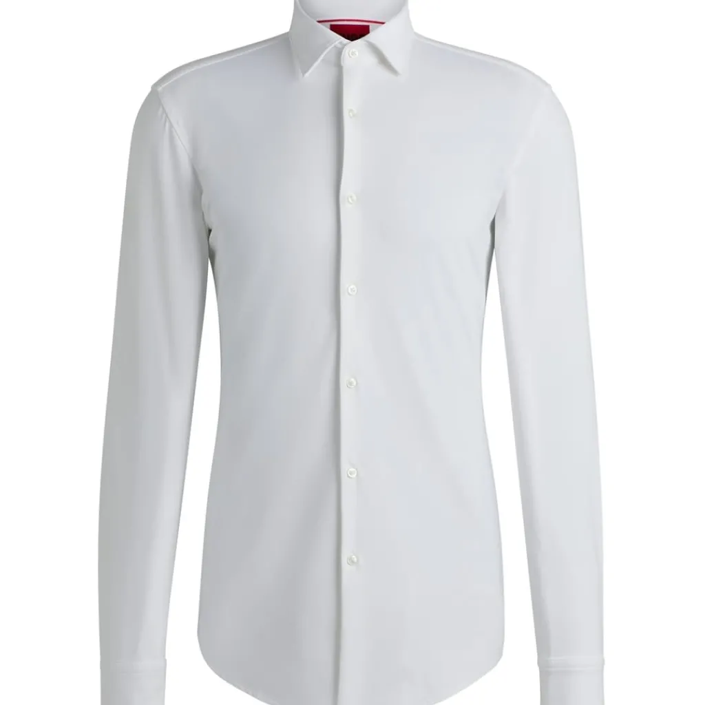Shirts*Hugo Regular Fit Long Sleeve Shirt in White