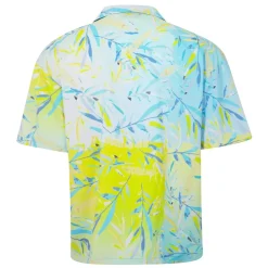Shirts*Hugo Relaxed Fit Short Sleeve Beach Shirt in Yellow