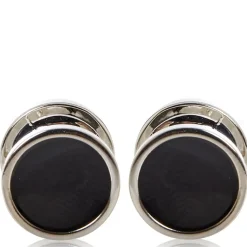 Assorted*Hugo Round Cufflinks in Black