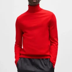 Knitwear*Hugo San Thomas Rollneck Sweater in Pink