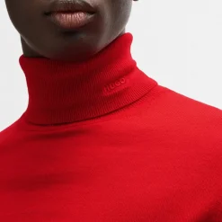 Knitwear*Hugo San Thomas Rollneck Sweater in Pink