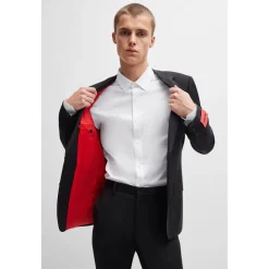 Shirts*Hugo Slim FiT-Shirt in White