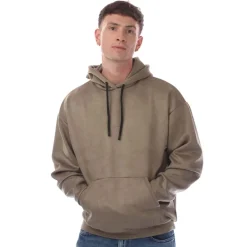 Sweatshirts|Hoodies*Hugo Sly Suede Hoodie in Green