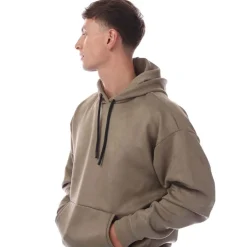 Sweatshirts|Hoodies*Hugo Sly Suede Hoodie in Green
