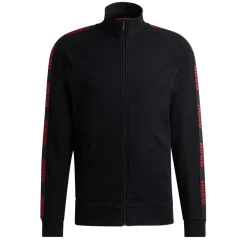 Tracksuits*Hugo Sporty Logo Zip-Up Track Top in Black