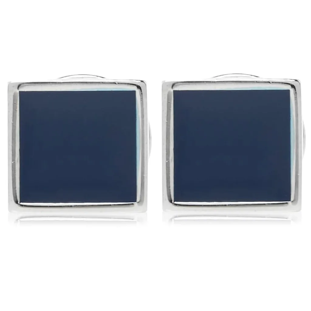 Assorted*Hugo Square Cufflinks in Blue