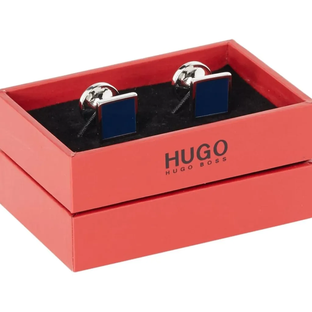 Assorted*Hugo Square Cufflinks in Blue