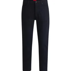 Jeans*Hugo Tapered Fit Five Pocket Jeans in Blue