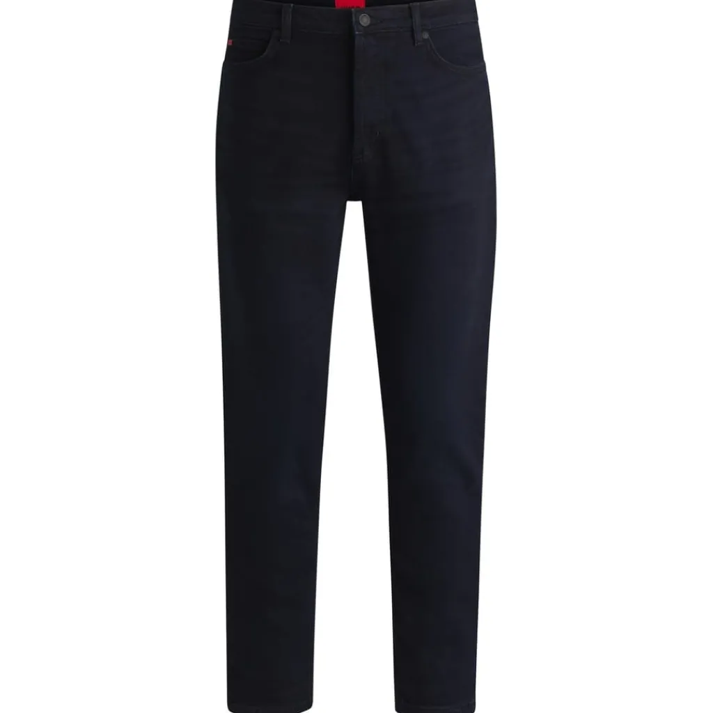 Jeans*Hugo Tapered Fit Five Pocket Jeans in Blue
