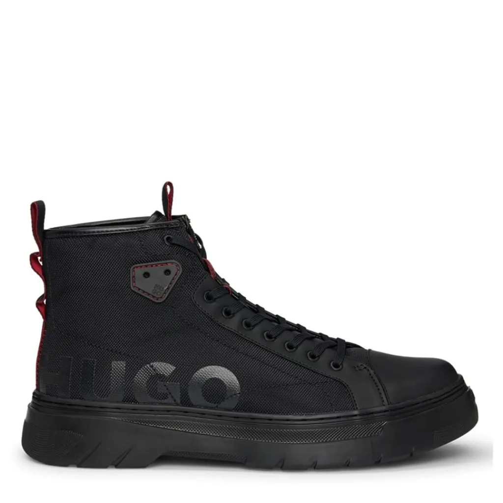 Boots*Hugo Urian Hi Top Hiking Boot in Black