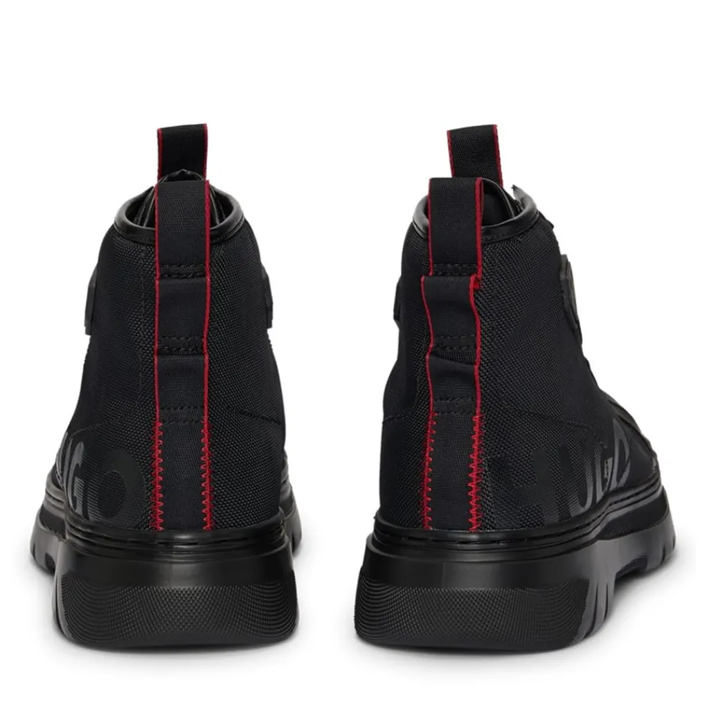 Boots*Hugo Urian Hi Top Hiking Boot in Black