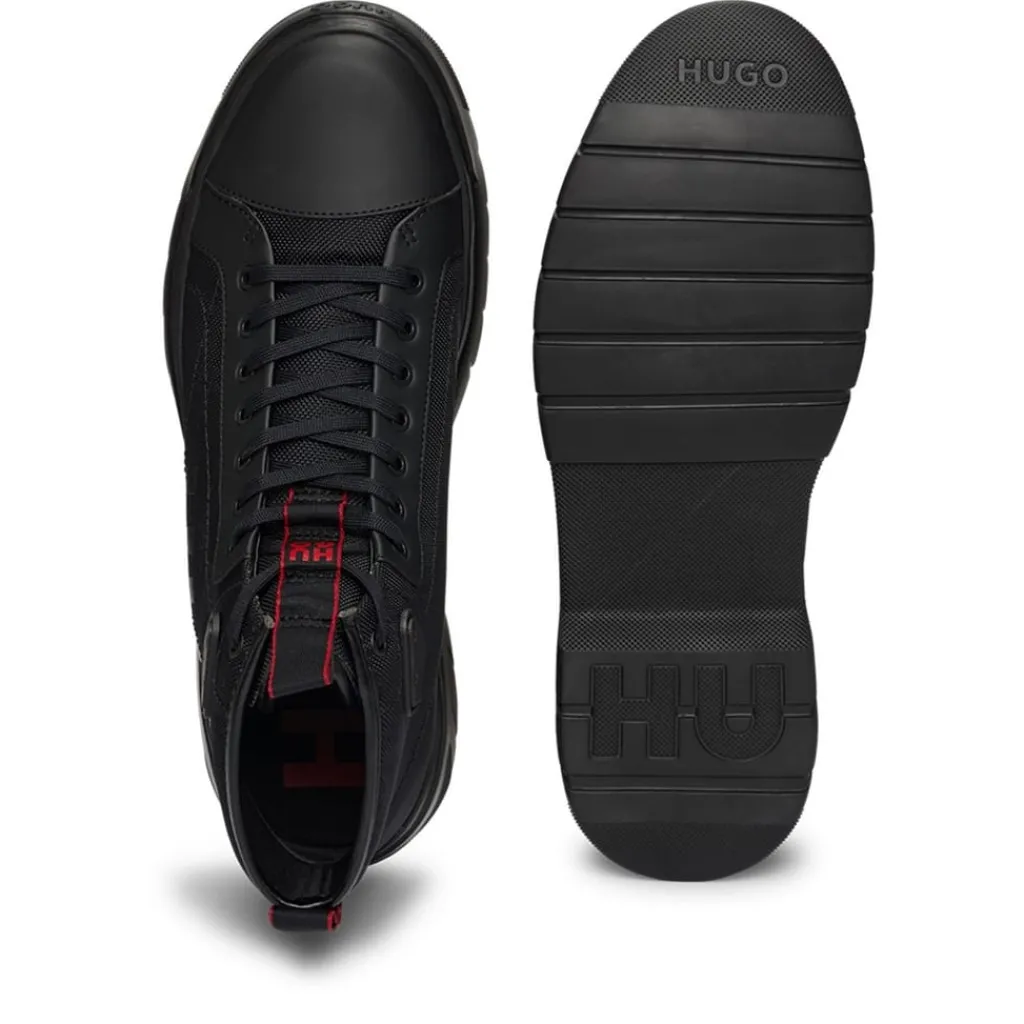 Boots*Hugo Urian Hi Top Hiking Boot in Black