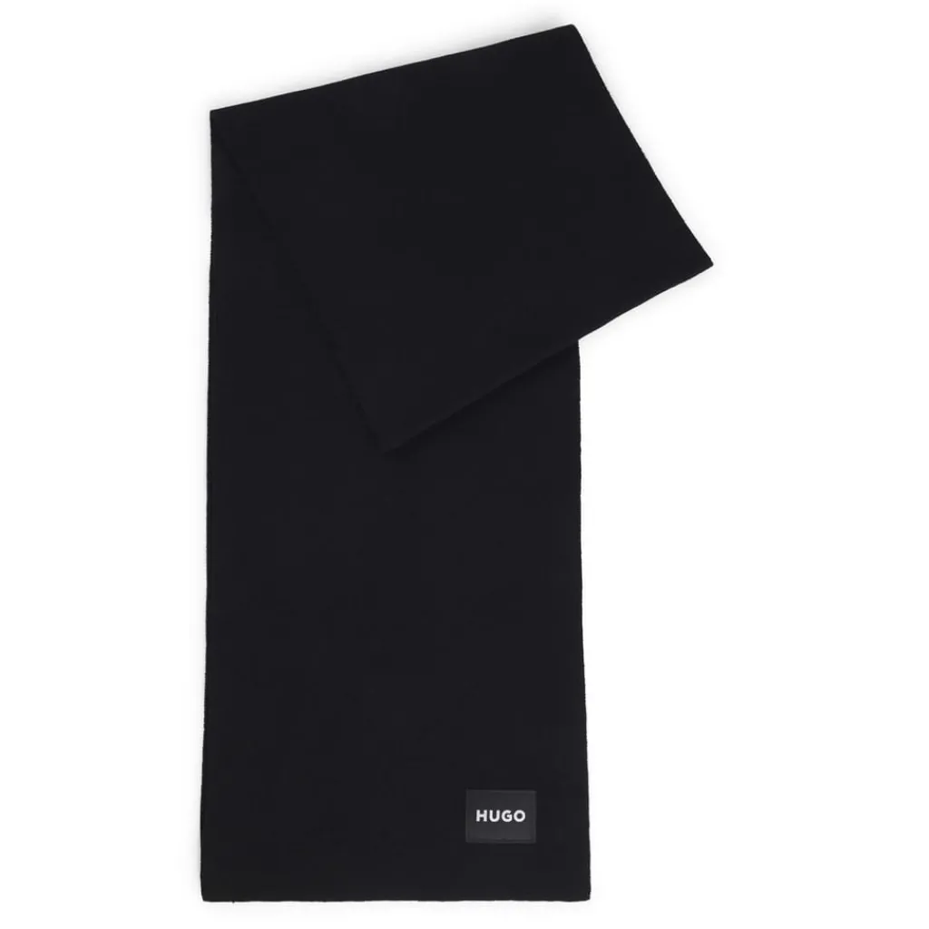 Gloves-Scarves-Umbrellas*Hugo Zevon Scarf in Black
