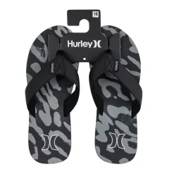 Beach Shoes*Hurley Layb Flip Flops in Black