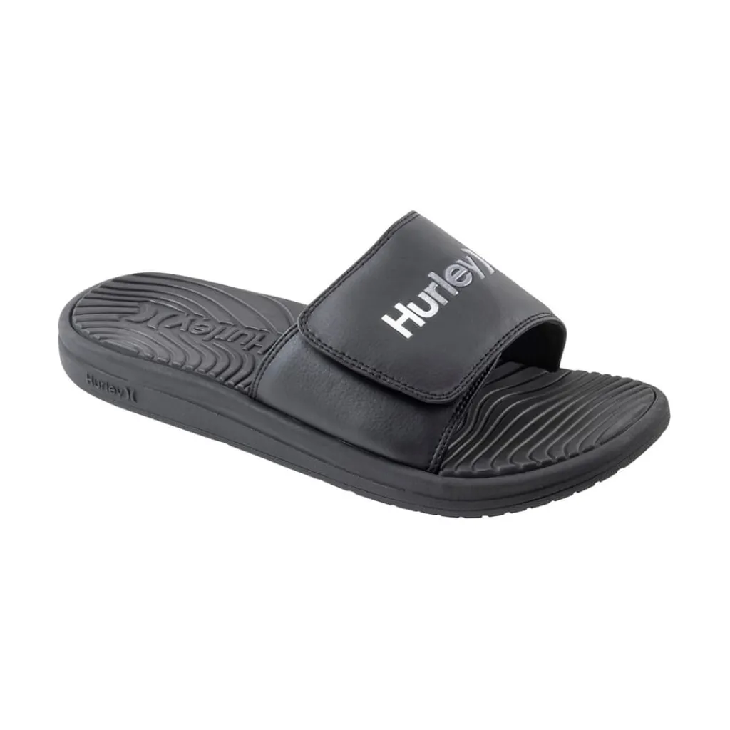 Beach Shoes*Hurley Pool Slide Sandals in Black