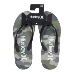 Beach Shoes*Hurley Tier Flip Flops in Green