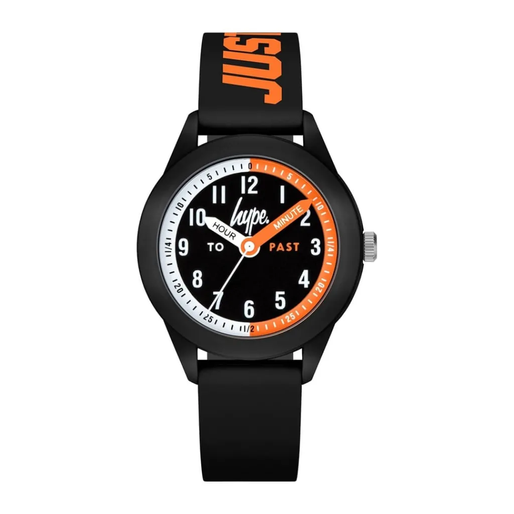 Jewellery-Watches*Hype Rubber Strap Analogue Watch in Black
