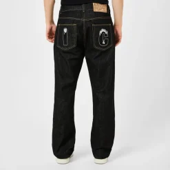 Jeans*Icecream Running Dog Denim Jeans in Black