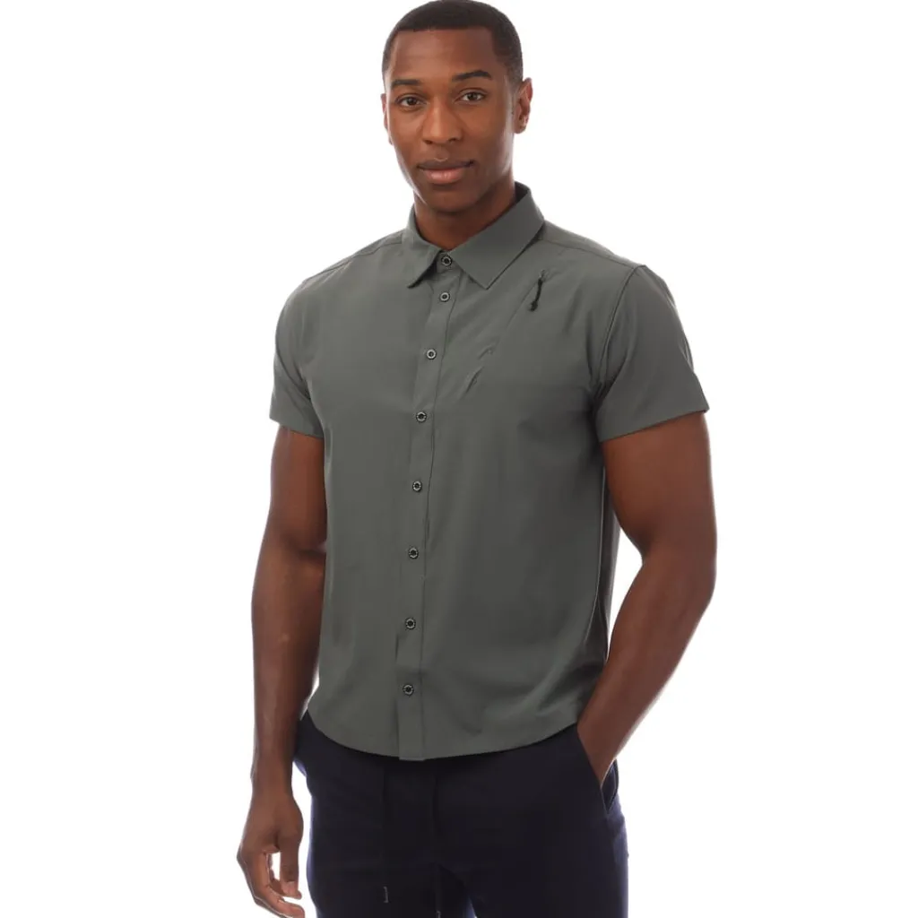 Shirts*Icepeak Brewster Short Sleeve Shirt in Green