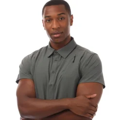 Shirts*Icepeak Brewster Short Sleeve Shirt in Green