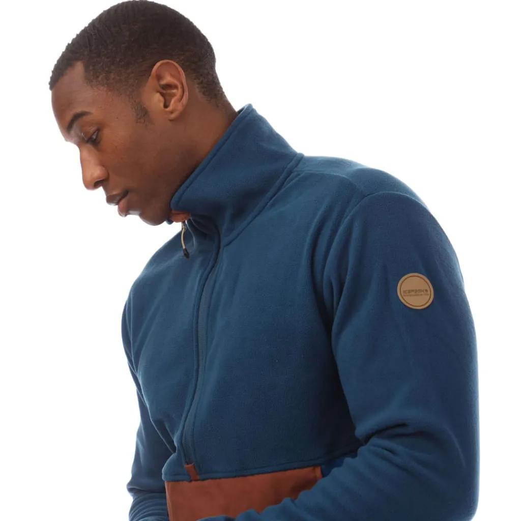 Sweatshirts*Icepeak Matthews 1/4 Zip Fleece in Blue