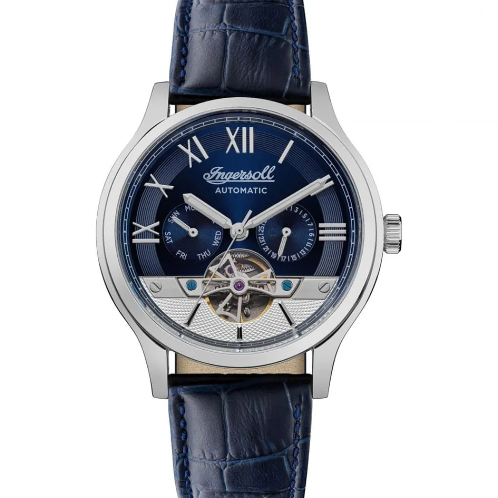 Jewellery-Watches*In The Style Ingersoll Tempest Automatic Watch I12103 in Silver
