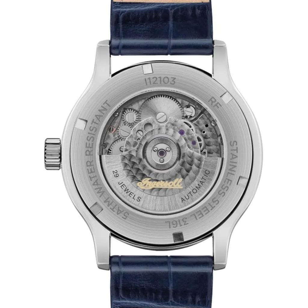Jewellery-Watches*In The Style Ingersoll Tempest Automatic Watch I12103 in Silver