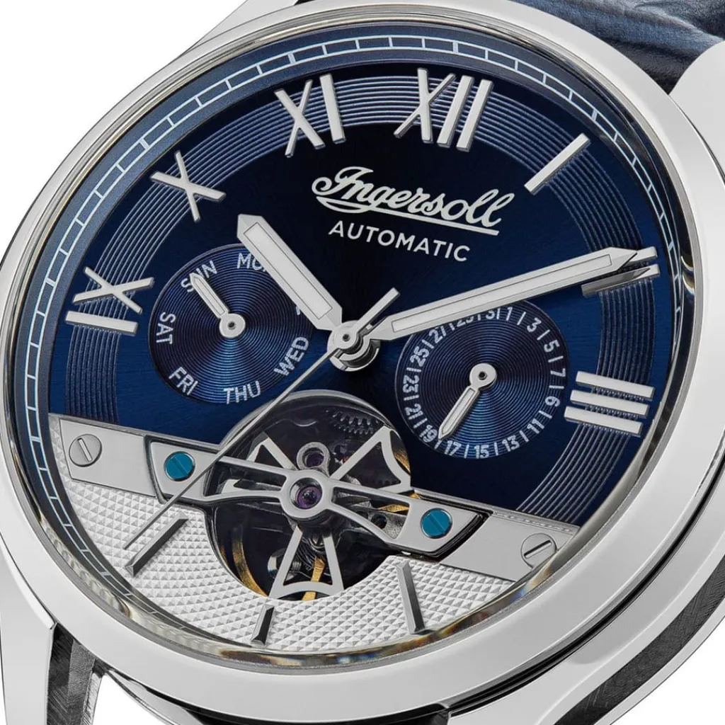 Jewellery-Watches*In The Style Ingersoll Tempest Automatic Watch I12103 in Silver