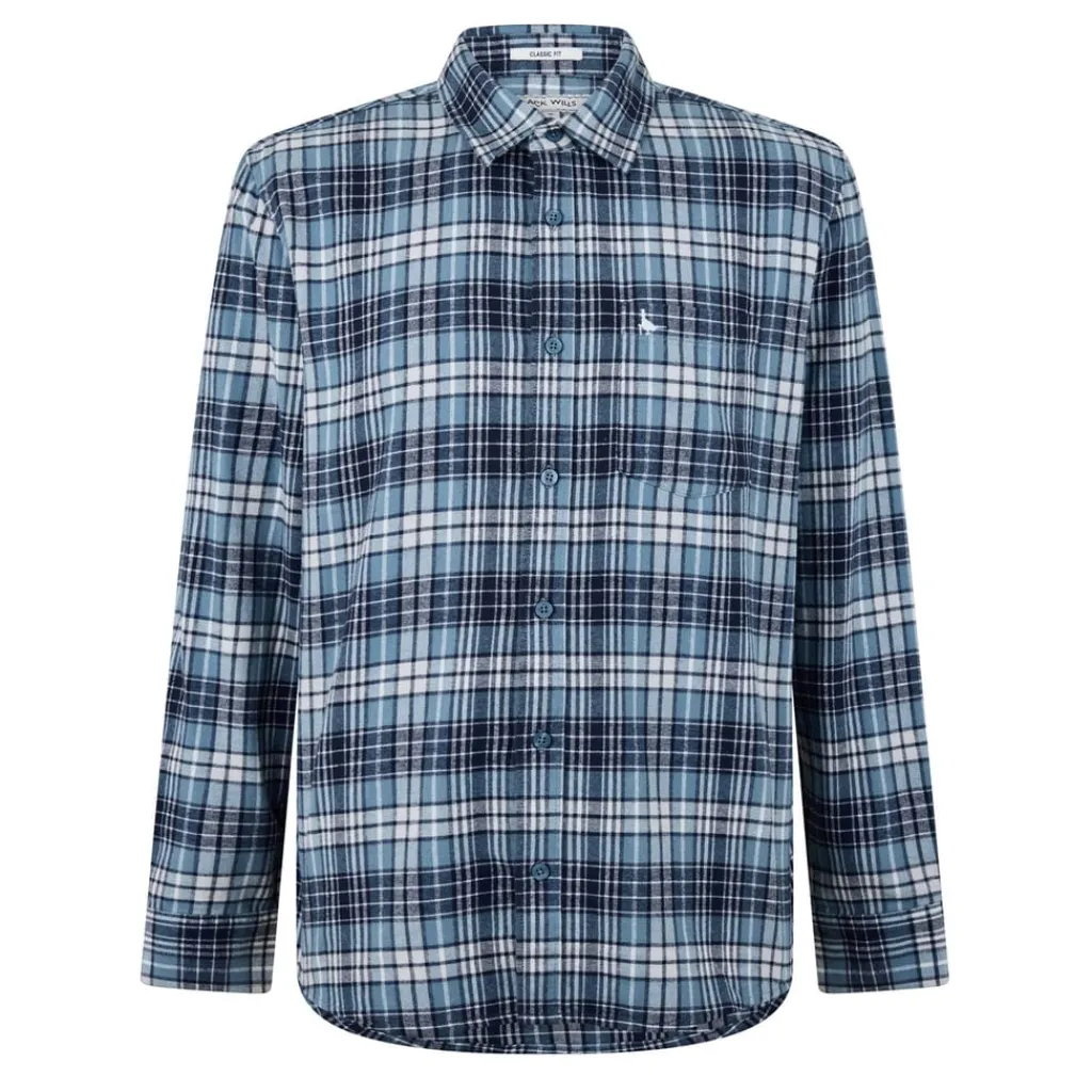 Shirts*Jack Wills Check Shirt in Blue