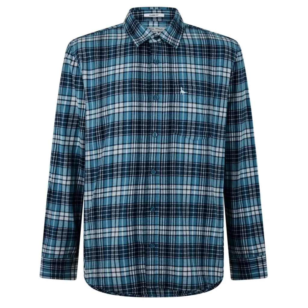 Shirts*Jack Wills Check Shirt in Blue