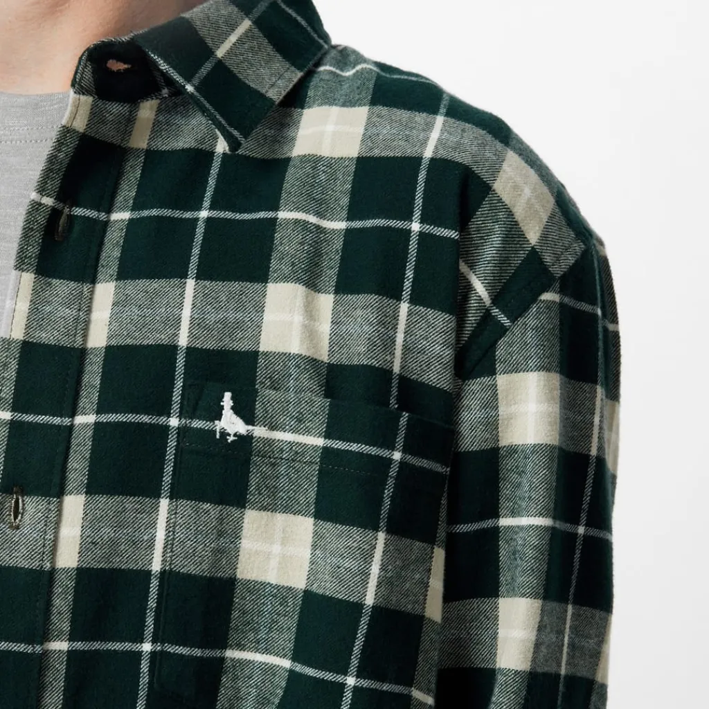 Shirts*Jack Wills Check Shirt in Green