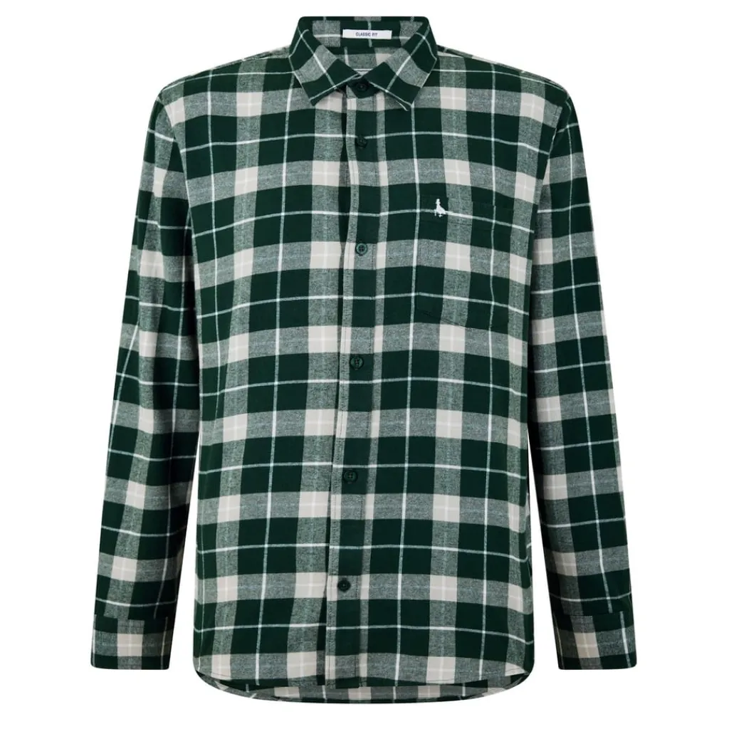 Shirts*Jack Wills Check Shirt in Green