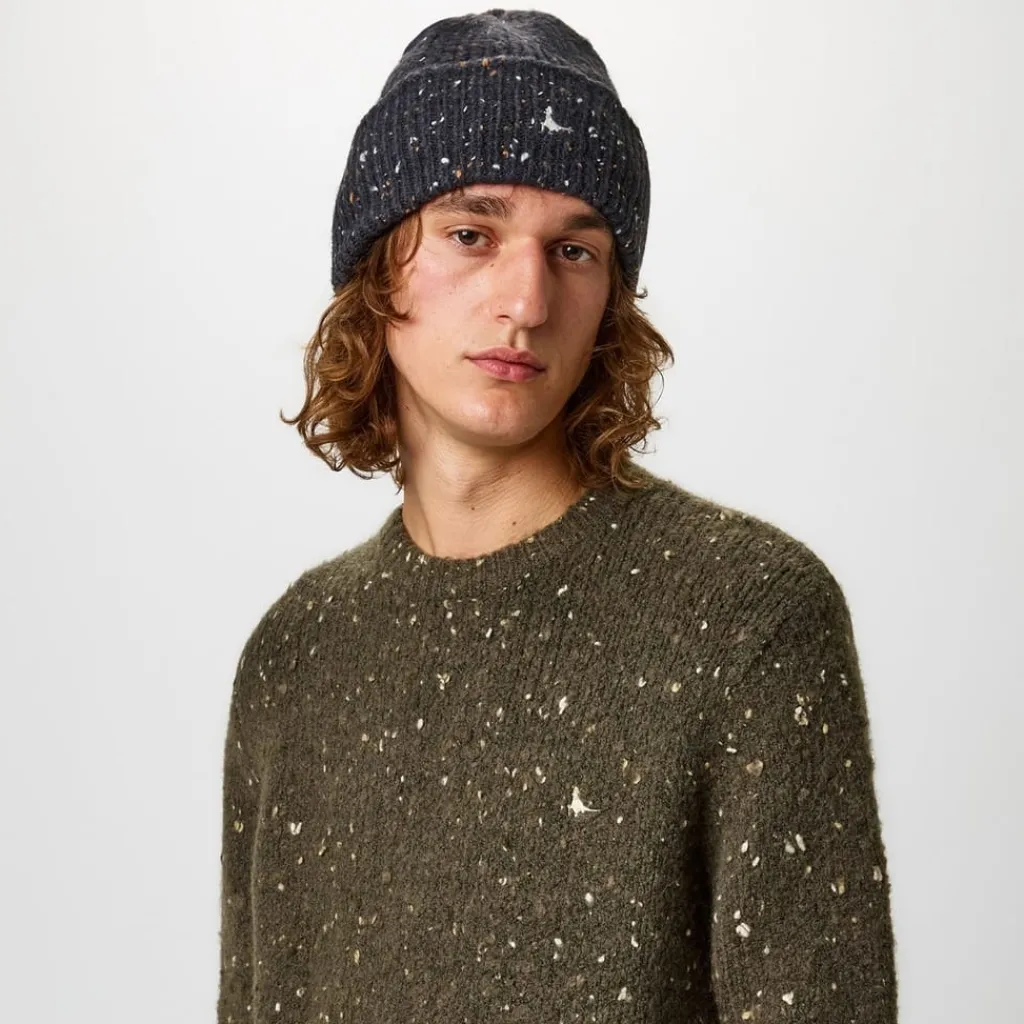 Knitwear*Jack Wills Chunky Twist Crew Sweater in Green