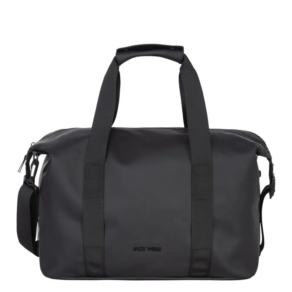Bags*Jack Wills Coated Duffle Bag in Black