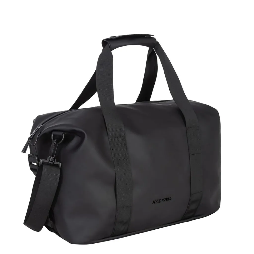 Bags*Jack Wills Coated Duffle Bag in Black