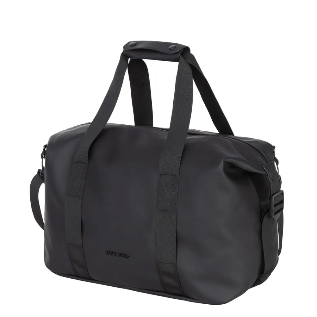 Bags*Jack Wills Coated Duffle Bag in Black