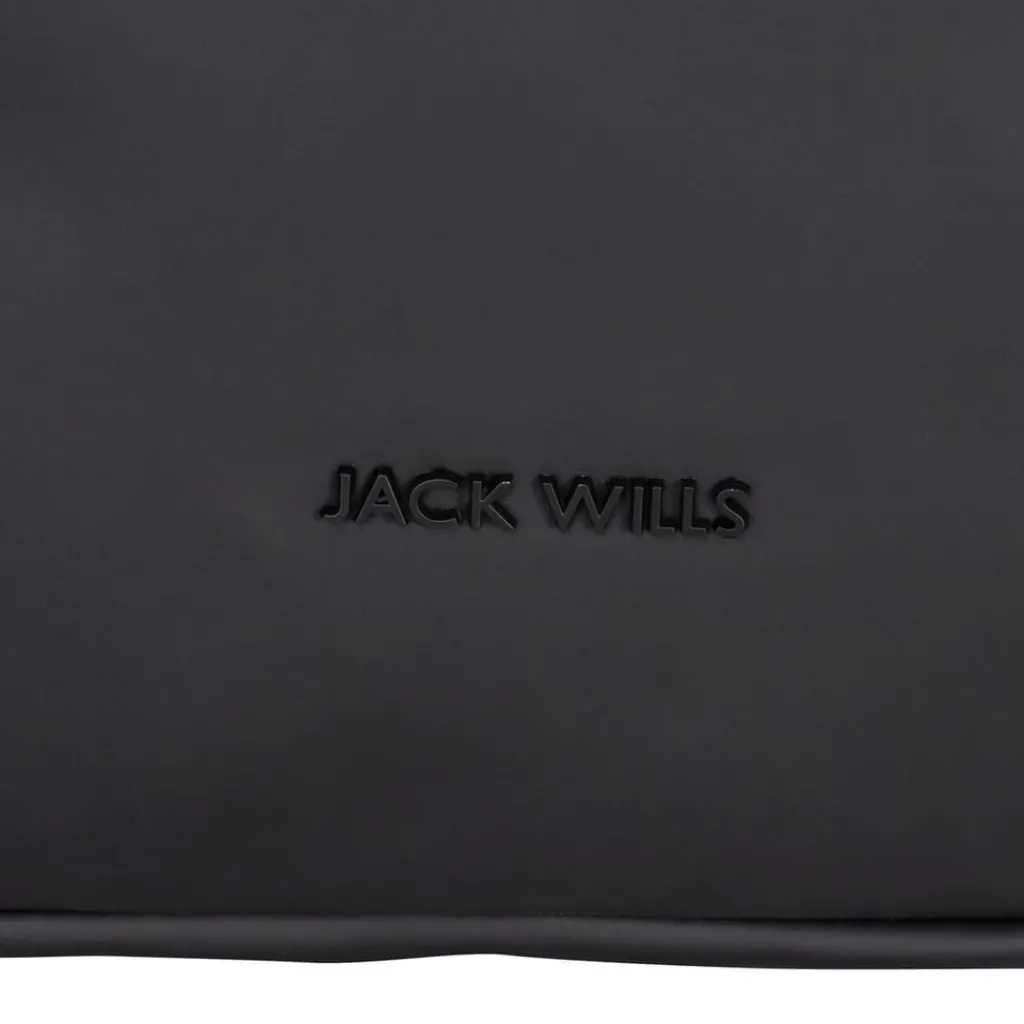 Bags*Jack Wills Coated Duffle Bag in Black