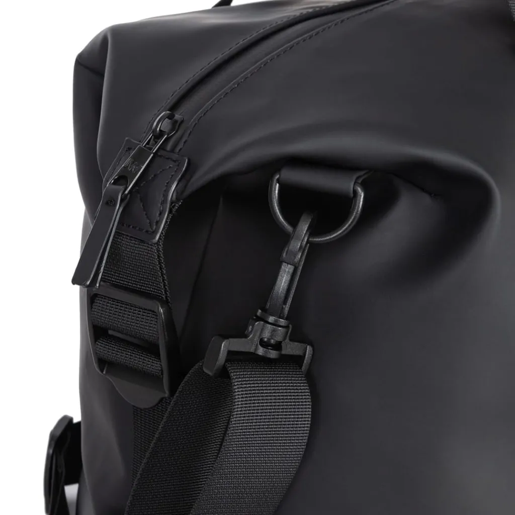 Bags*Jack Wills Coated Duffle Bag in Black