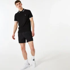 Polo Shirts*Jack Wills Edgeware Tipped Polo in Black